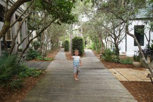 The Rosemary Beach Fitness Trail winds throughout the community