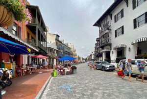 Rosemary Beach offers a lot of shopping and dining options