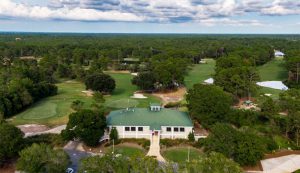 Aerial View of Santa Rosa Golf Course in Dune Allen Beach