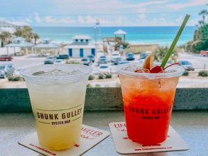 Shunk Gulley Oyster Bar has some of the best drinks on 30A